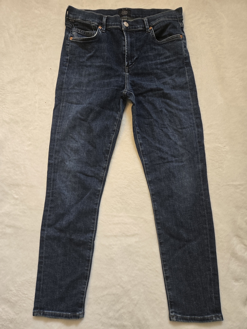Citizens Of Humanity Mid-rise Skinny Indigo  Jeans